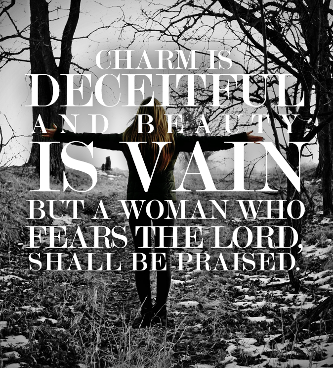 A woman who fears the Lord A woman who fears the Lord