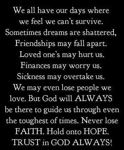 trust in God trust in God