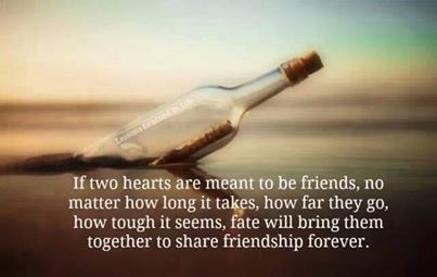 If two hearts are meant to be friends