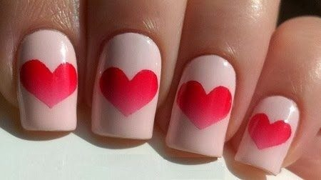 Heart nails Heart nails
