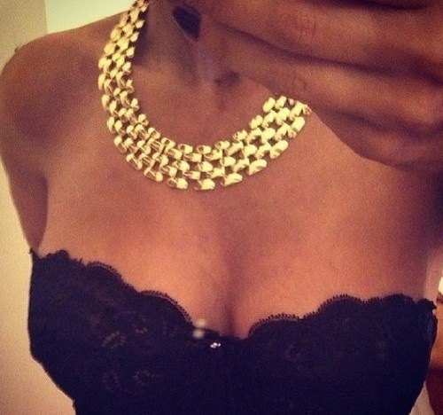 Gold necklace