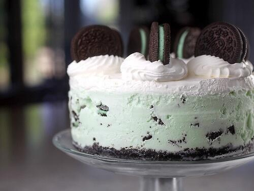 Oreo mint cake Oreo mint cake