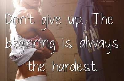 The beginning is always the hardest