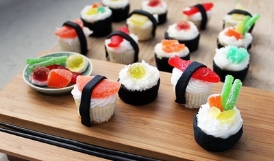 Sushi cupcakes Sushi cupcakes