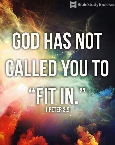 God has not called you to fit in