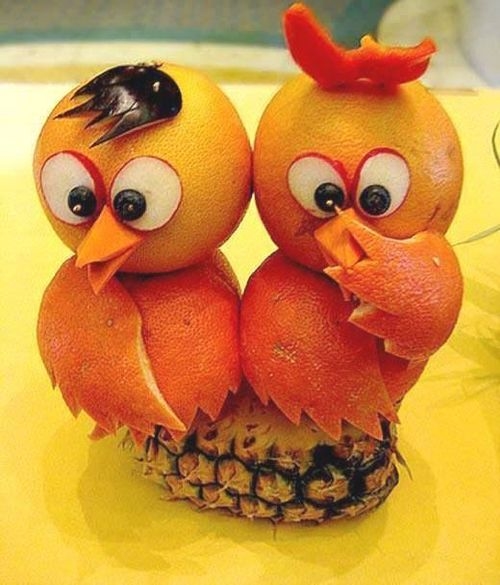 Orange birds