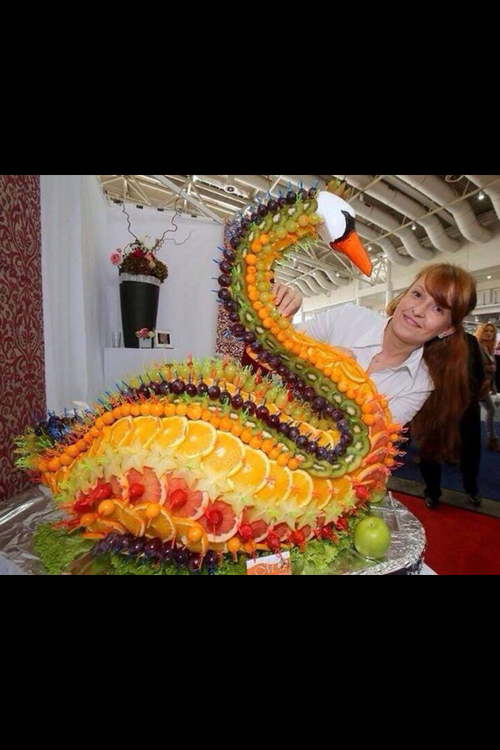 Fruit Swan Fruit Swan