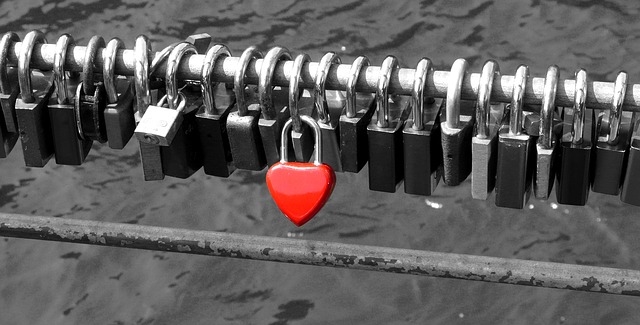 Heart shaped lock Heart shaped lock