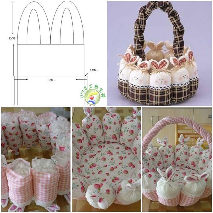 DIY Easter Bunny Basket Tutorial