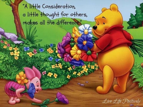 A little consideration