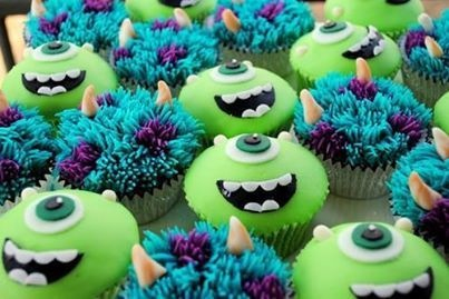 Monsters Inc cupcakes Monsters Inc cupcakes