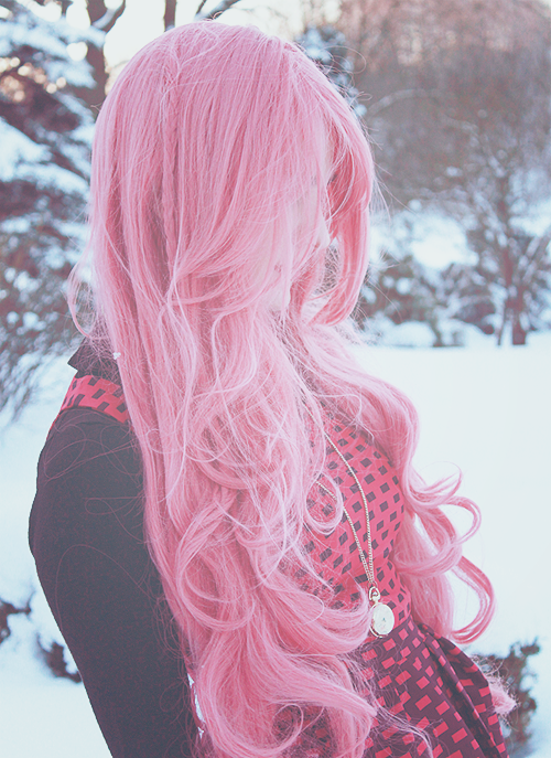 Hipster pink hair Hipster pink hair