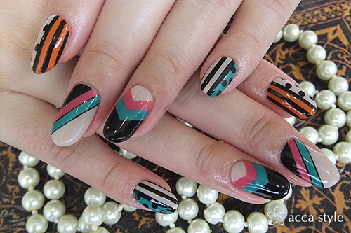 Multi styled nails