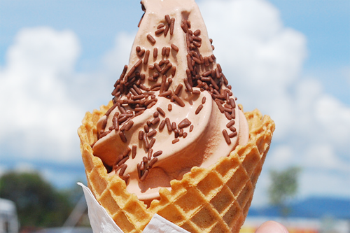 Chocolate sprinkle ice cream Chocolate sprinkle ice cream