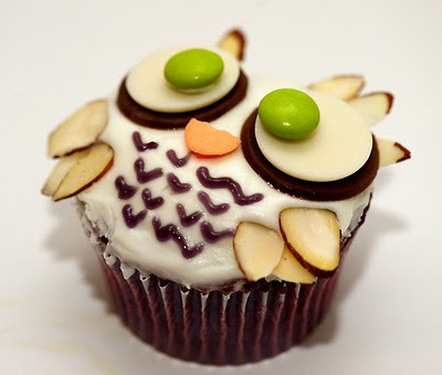 Owl cupcake