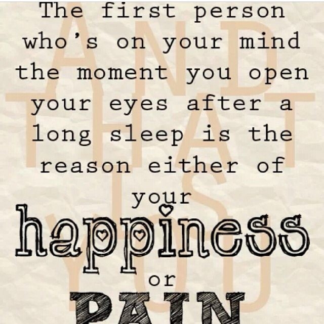 The First Person On Your Mind
