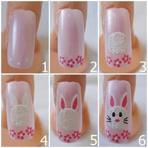 DIY Bunny Nails