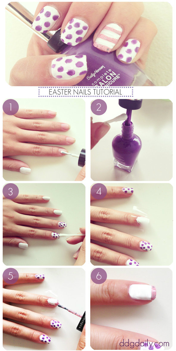 DIY Easter Nails Tutorial Pictures, Photos, and Images for Facebook ...