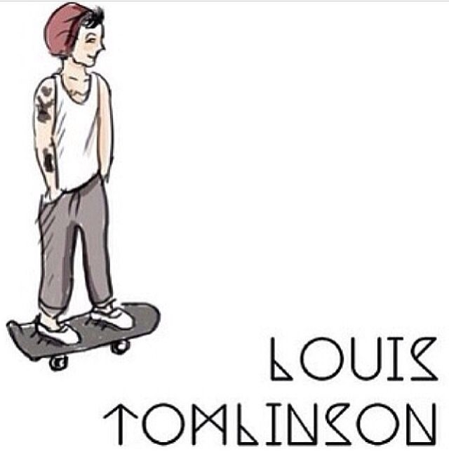 Louis Tomlinson Cartoon