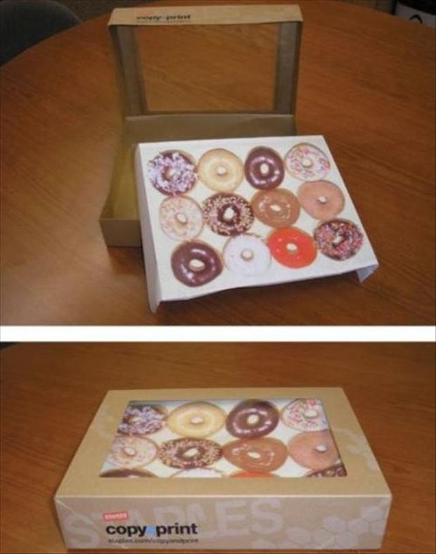 April Fools Day Printed Donuts