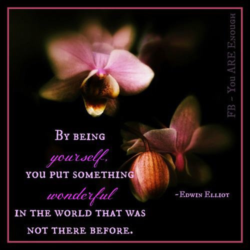 Being yourself