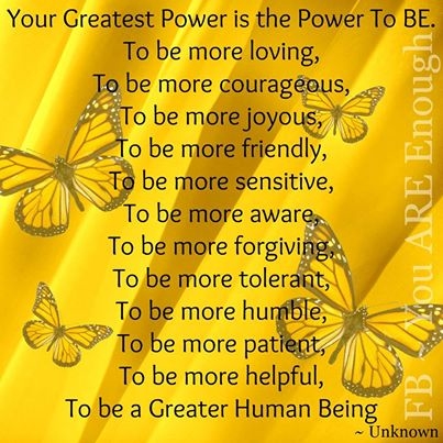 the power to be