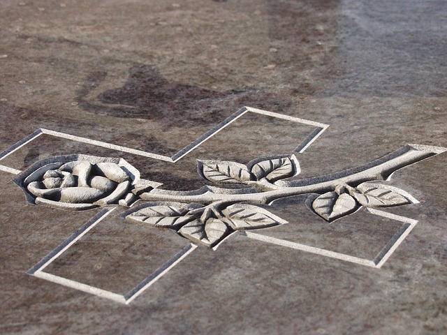 Etched rose