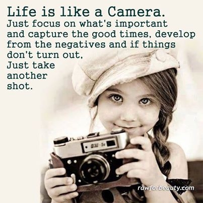 life is like a camera