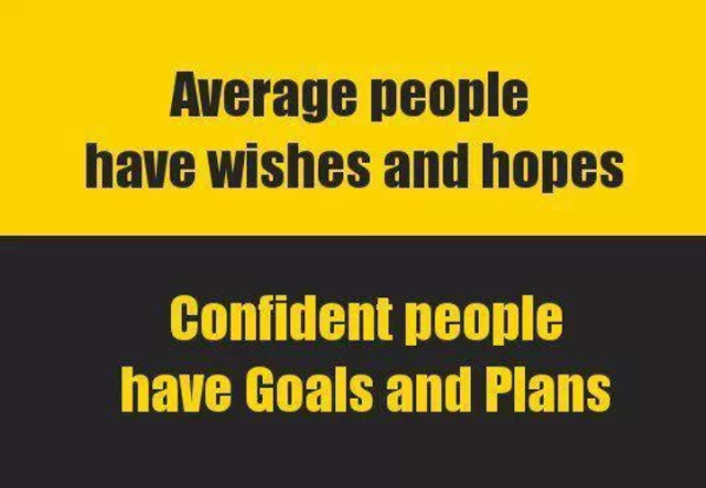 Confident people