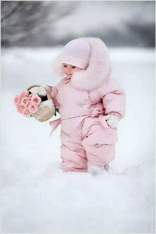 Little Pink Snow Angel