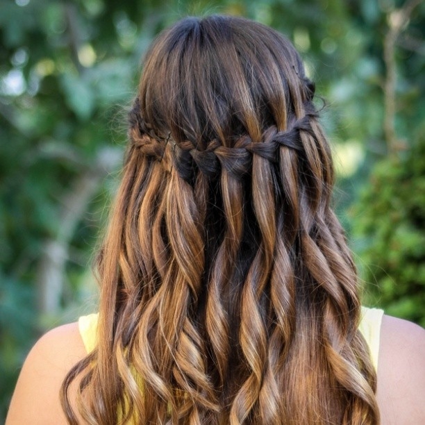 Waterfall braid Waterfall braid