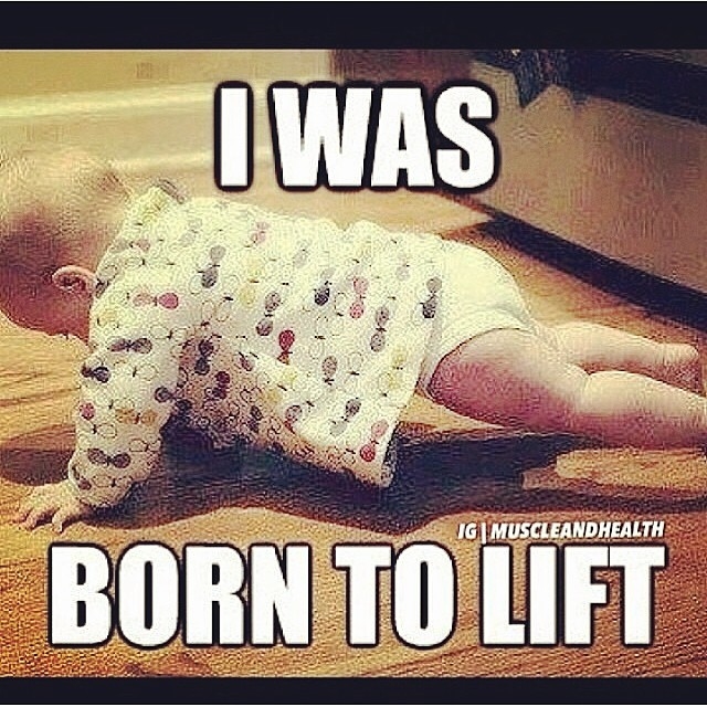 I was born to lift I was born to lift