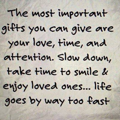 The most important things The most important things