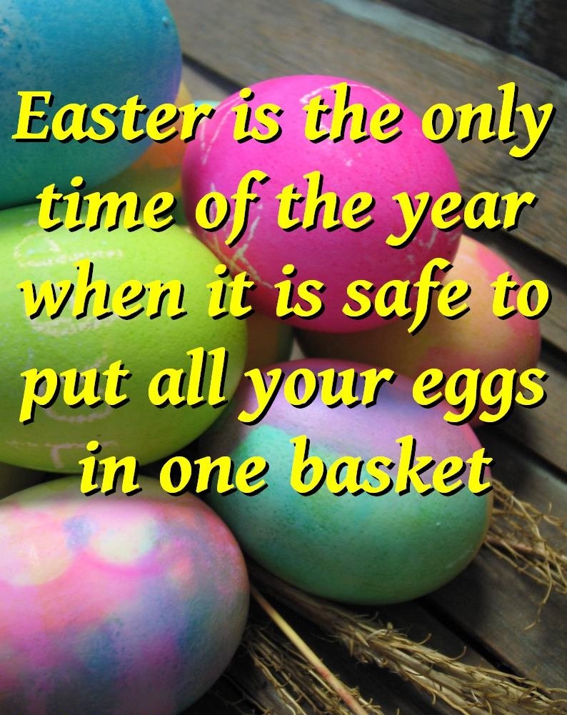 Eggs in one basket