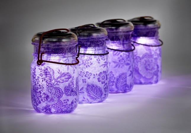 Solar Powered Mason Jars Solar Powered Mason Jars