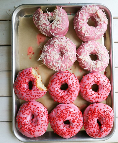 Pink donuts