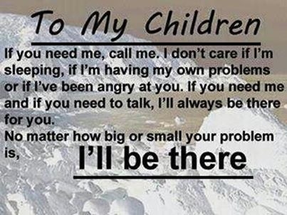 to my children
