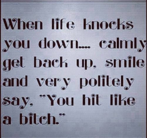 when life knocks you down when life knocks you down