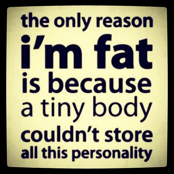 The reason why Im fat