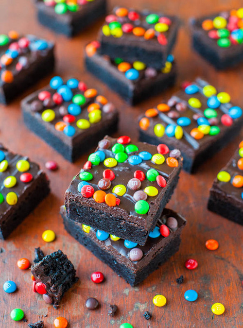 M&M Chocolate Brownies