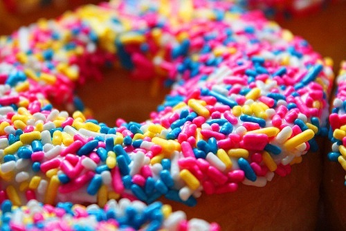 Sprinkled donut Sprinkled donut