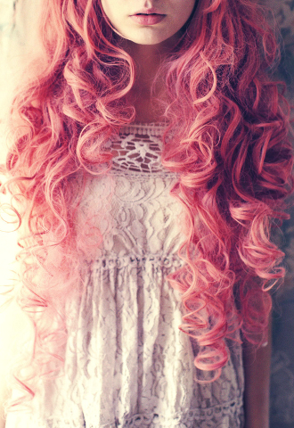Pink curls