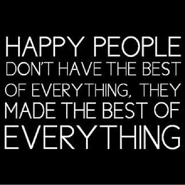 Happy people