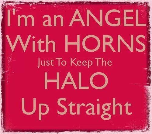 im an angel with horns im an angel with horns