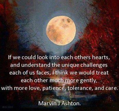 If we look into each others hearts