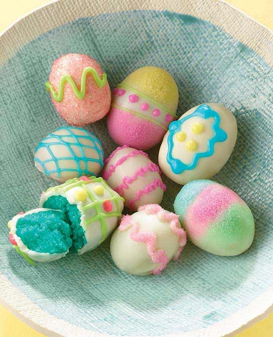 Easter Egg Cake Bites