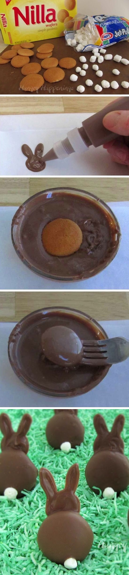 Chocolate Bunny Silhouettes