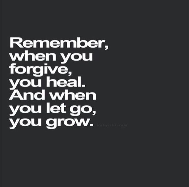 Forgive Heal Let Go Grow