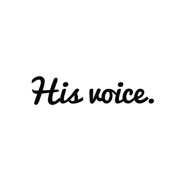 His Voice His Voice