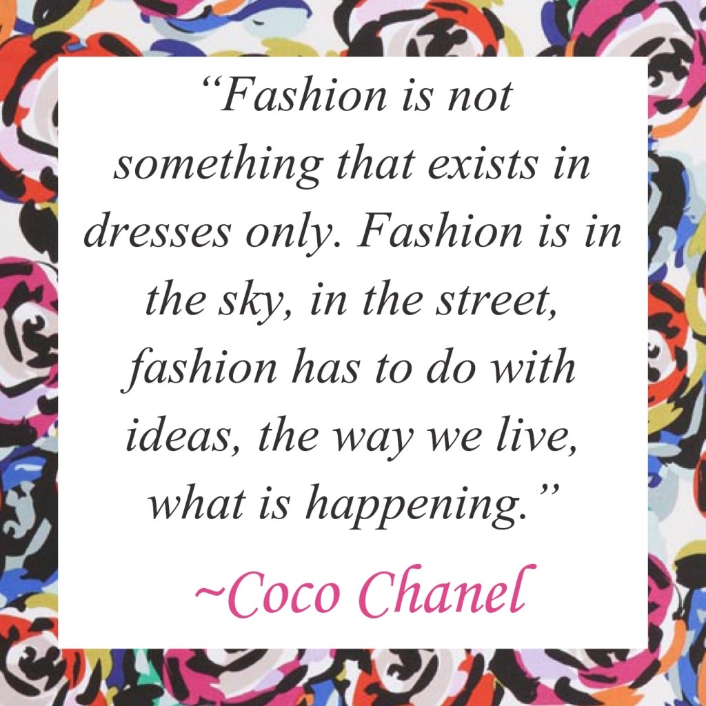 Fashion is not something that exists in dresses only: